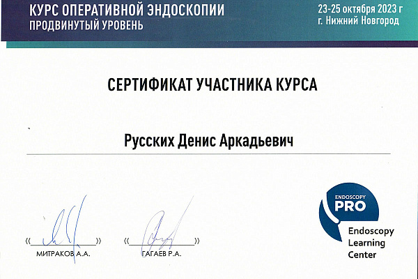 Русских Денис Аркадьевич