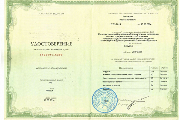 Каменских Иван Сергеевич