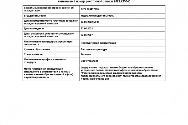 Савина Екатерина Петровна